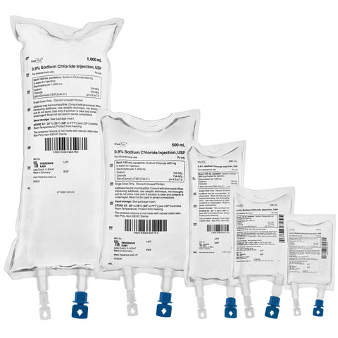 Fresenius Kabi Sodium Chloride Injection 0.9%, USP 1000mL