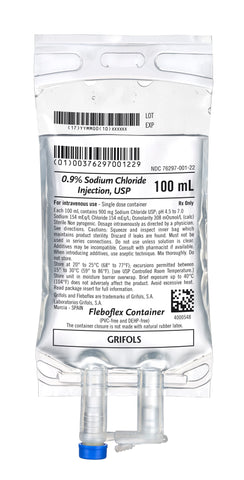 Grifols USA 100ml Sodium Chloride 0.9% (ea)