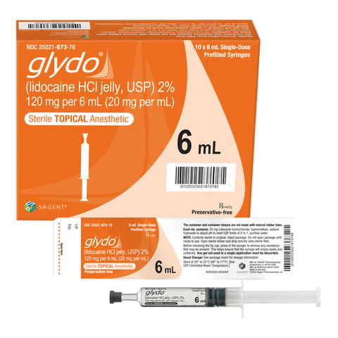 Glydo Lidocaine 2%, 20 mg / mL Jelly 6 mL