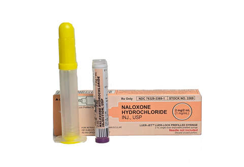 Naloxone 1mg / mL, 2mL Needleless HCI Injection, USP (ea)