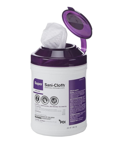 PDI Super Sani-Cloth® Germicidal Disposable Wipes (160/Canister)