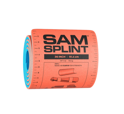 SAM® Splint, Standard Roll, Orange and Blue, 36in L x 4.25in W (ea)