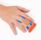 SAM® Splint, Finger Flatfold, Orange and Blue, 3.75in L x 1.8in W (ea)