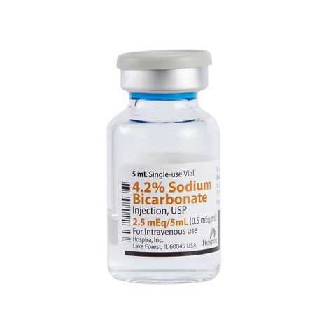 Sodium Bicarbonate Injection 4.2% SDV 5mL Each