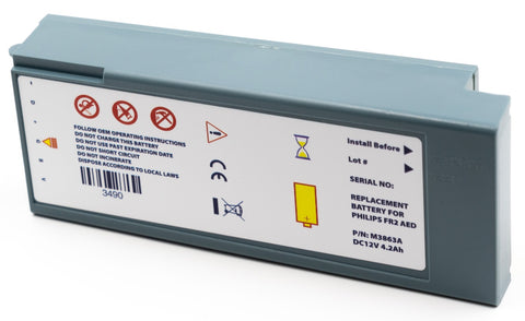 Philips HeartStart® FR2 / FR2+ AED Replacement Battery by Caretech® (ea)