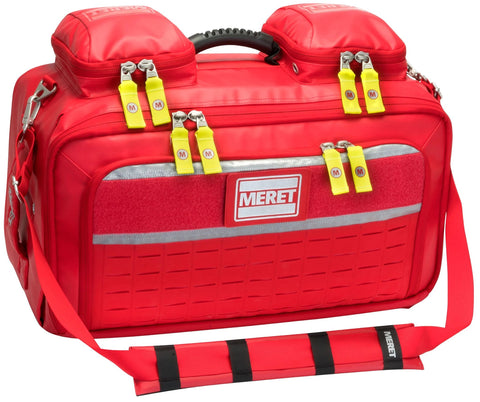 Professional EMS Moulage Kit, Hard Carrying Case, Red
